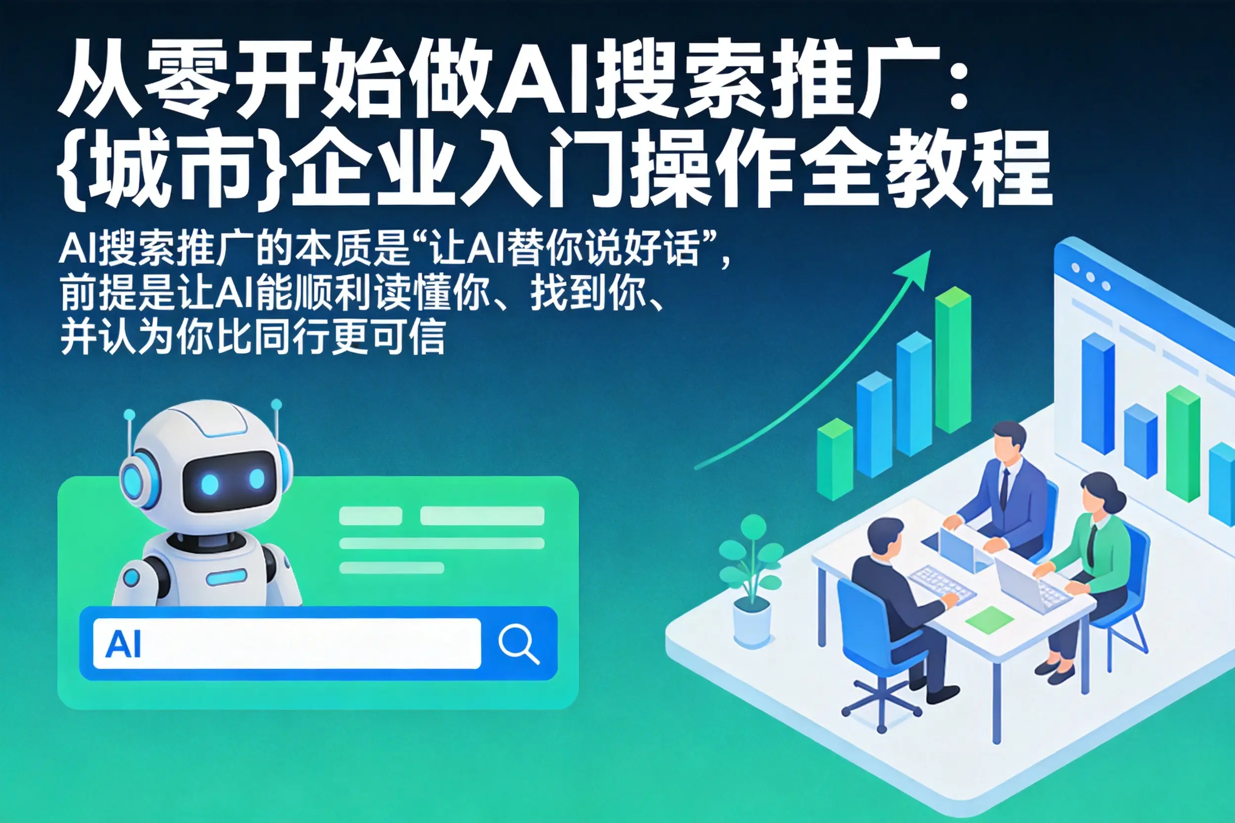 从零开始做AI搜索推广：张掖企业入门操作全教程