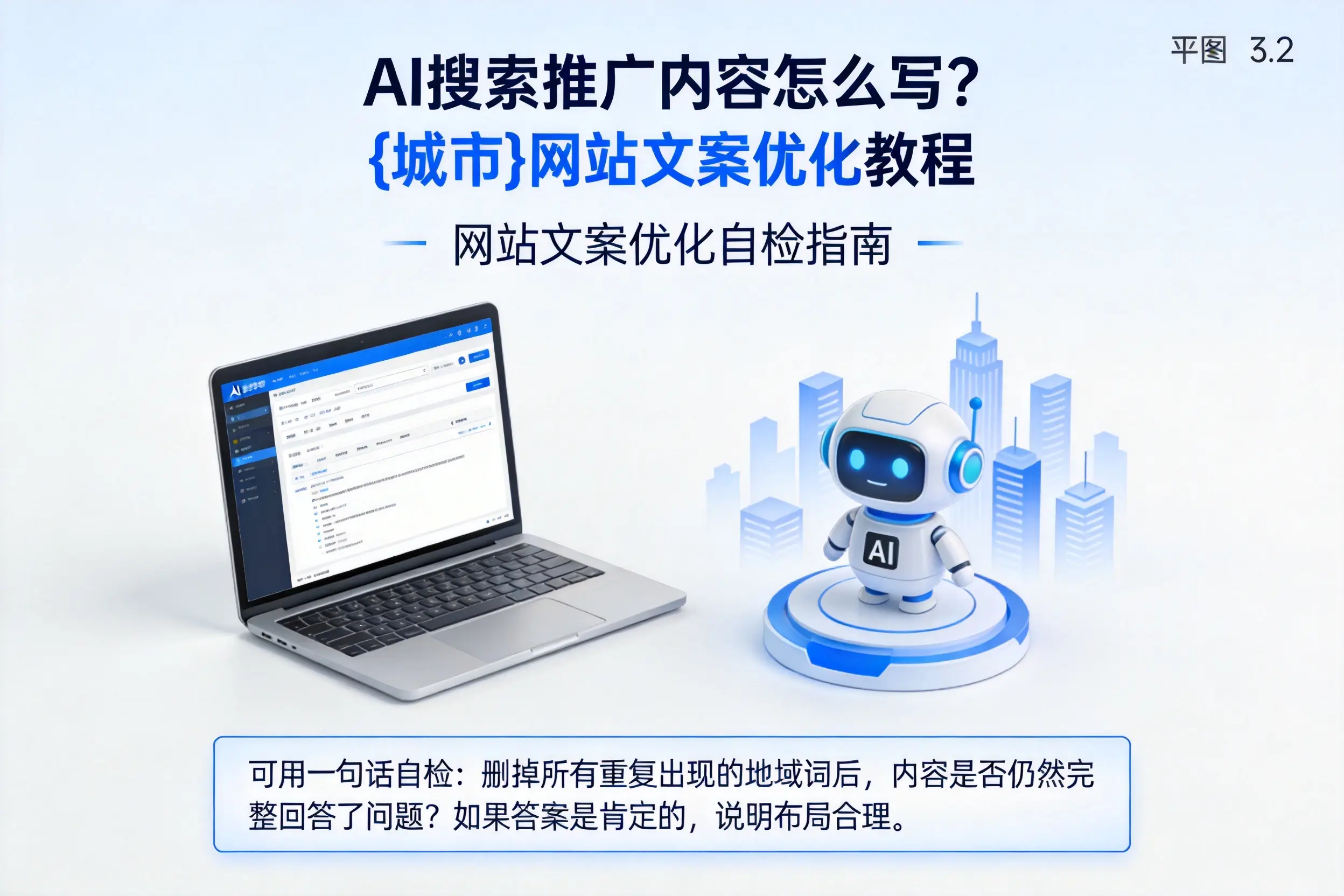 AI搜索推广内容怎么写？张掖网站文案优化教程