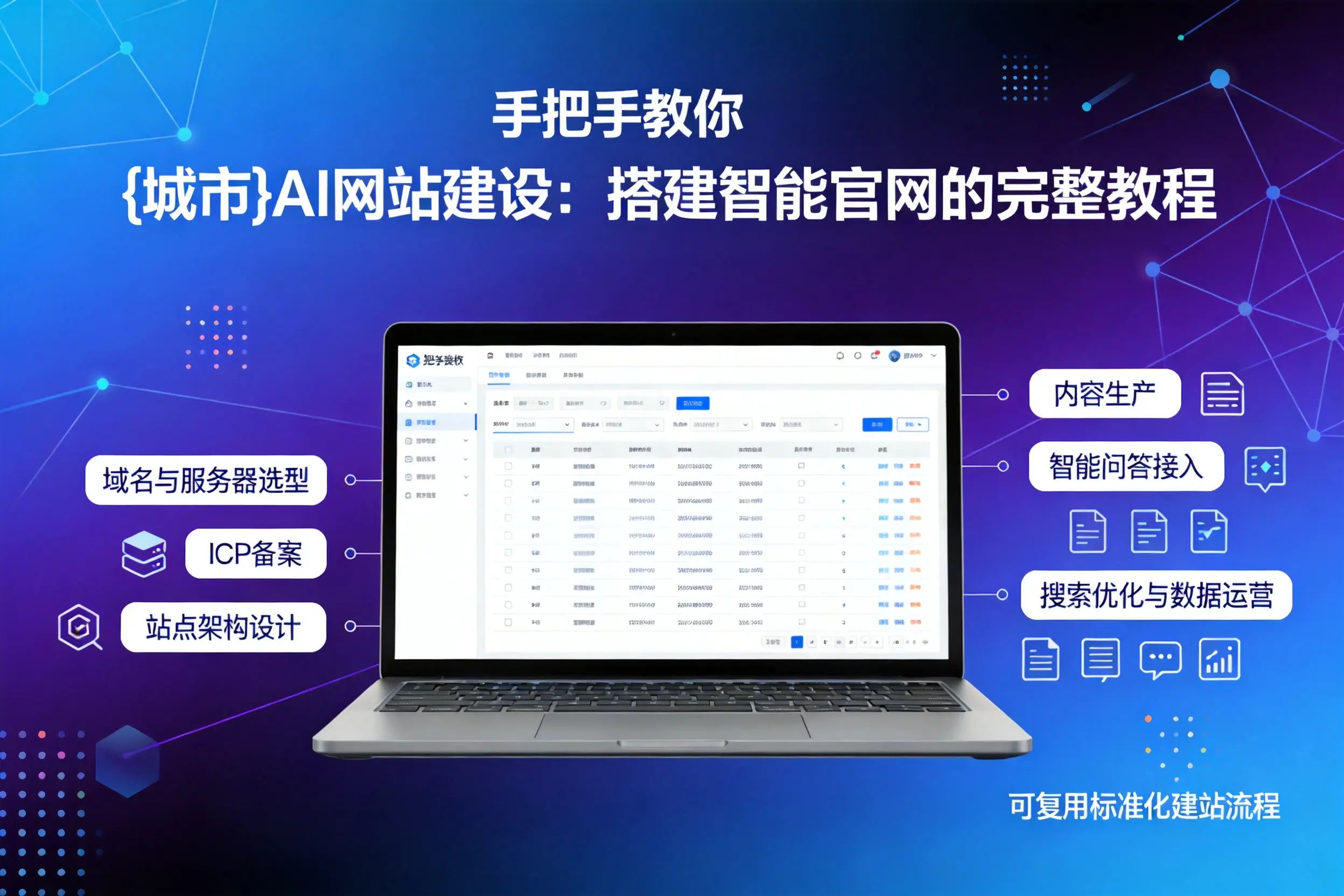 手把手教你张掖AI网站建设：搭建智能官网的完整教程