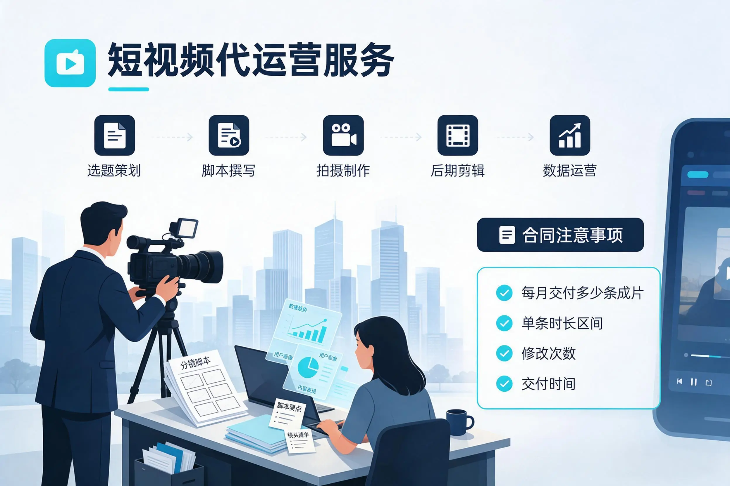 短视频代运营包含哪些服务?张掖企业常见问题科普