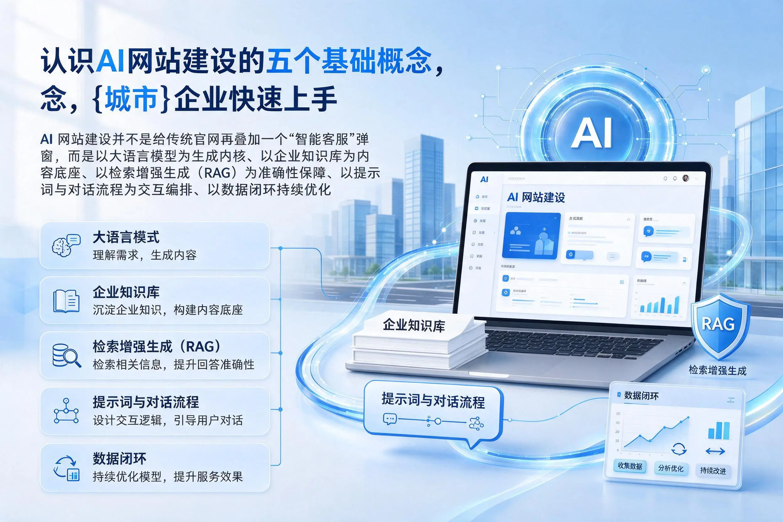 认识AI网站建设的五个基础概念,张掖企业快速上手