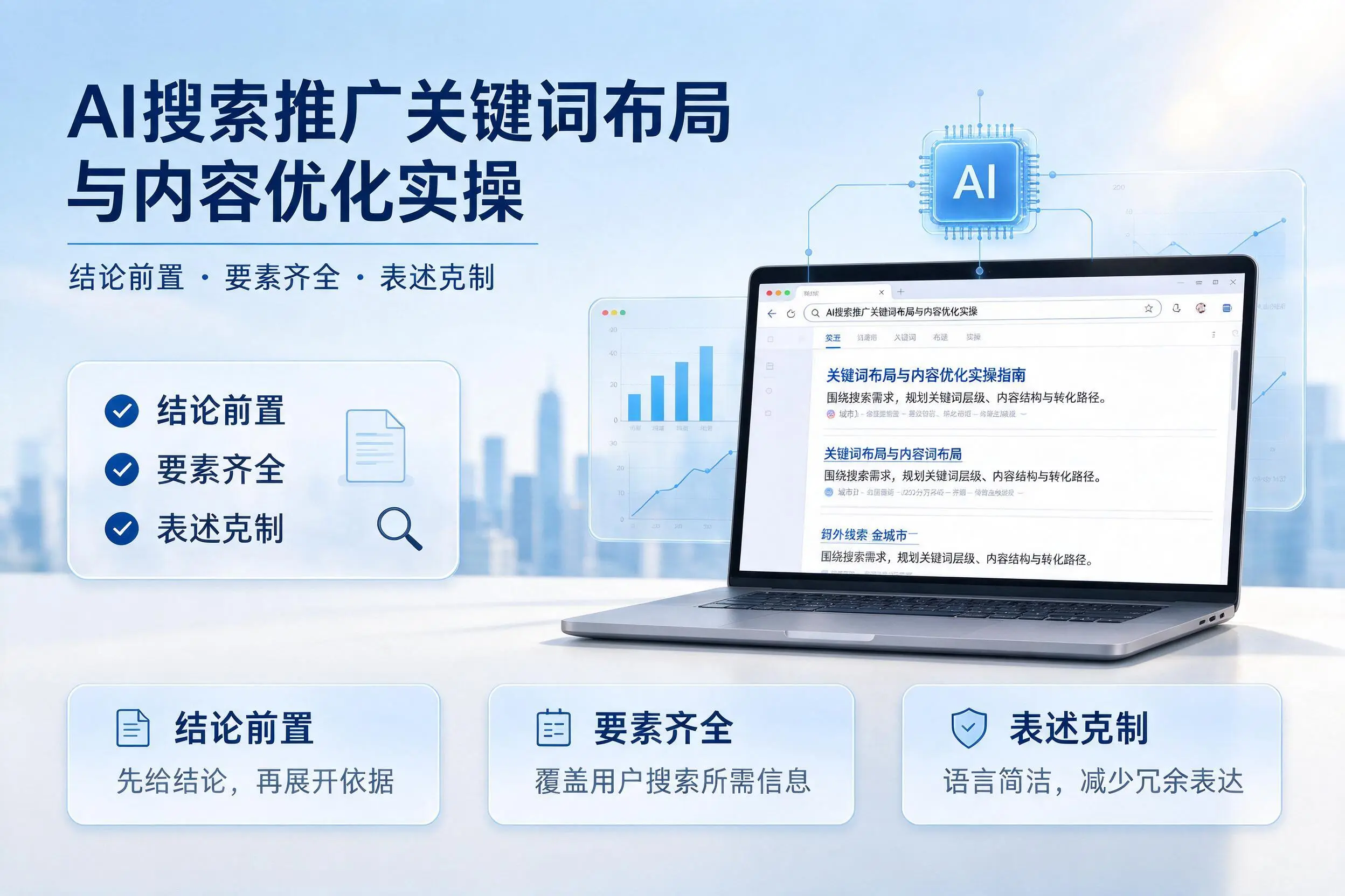 张掖AI搜索推广关键词布局与内容优化实操